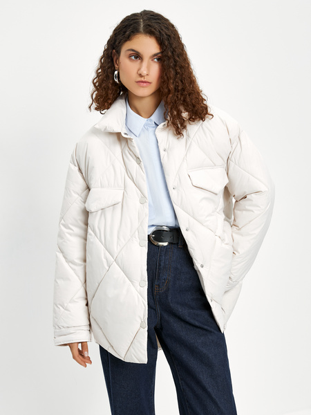 

Куртка женская ZARINA 3122409109 белая XL, Белый, 3122409109