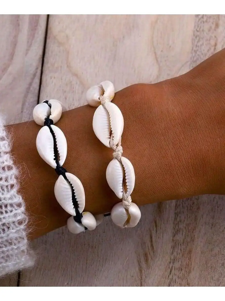

Комплект браслетов из текстиля Australia Boutique 44354, раковина, 44354