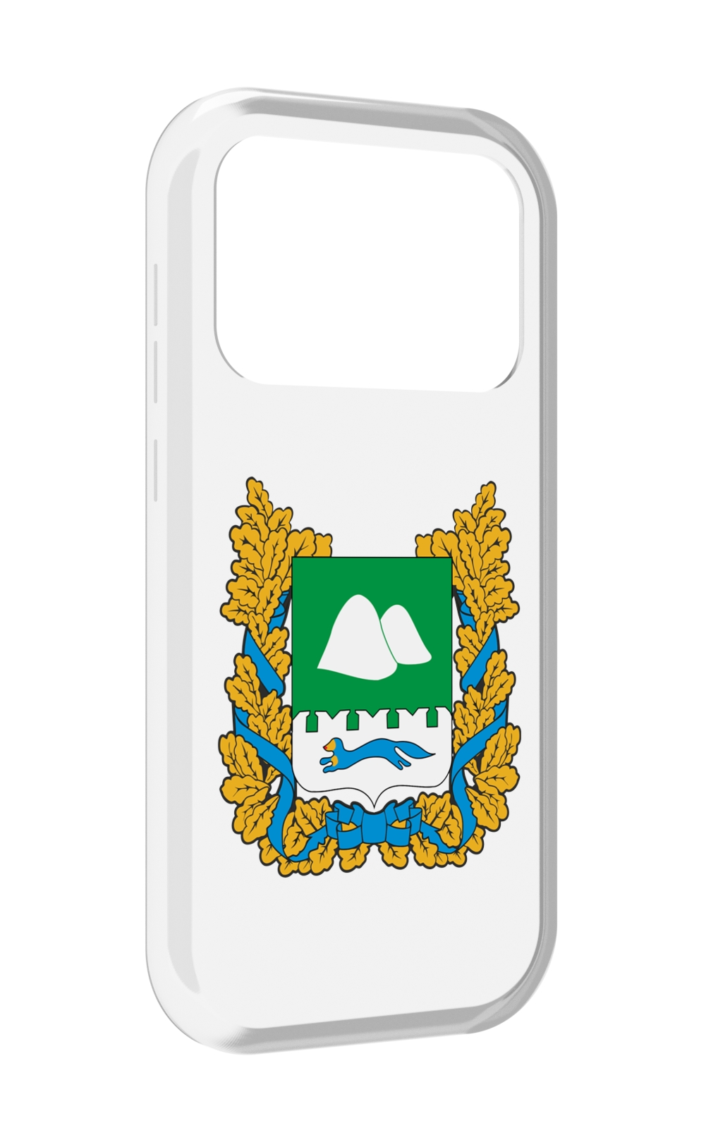 

Чехол MyPads герб-курганскои-области для Oukitel F150 Air1 Pro / F150 Air1, Прозрачный, Tocco