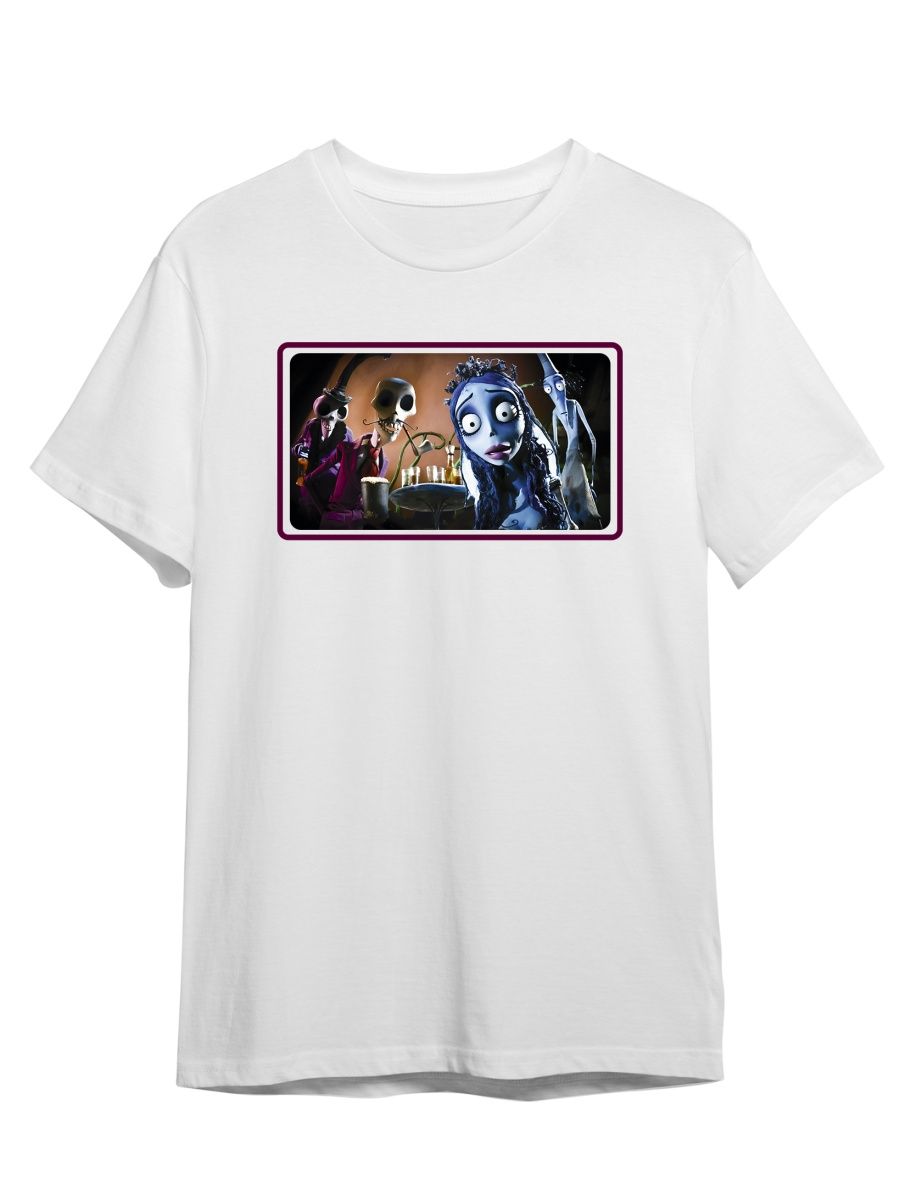 

Футболка унисекс Каждому Своё Труп невесты/Мультфильм MUTR15 белая 4XL, Белый, "Труп невесты/Мультфильм" MUTR15