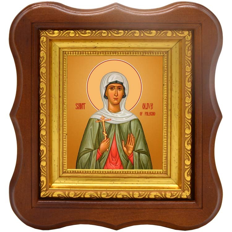 

Оливия (Олива) Палермская святая мученица. Икона на холсте.