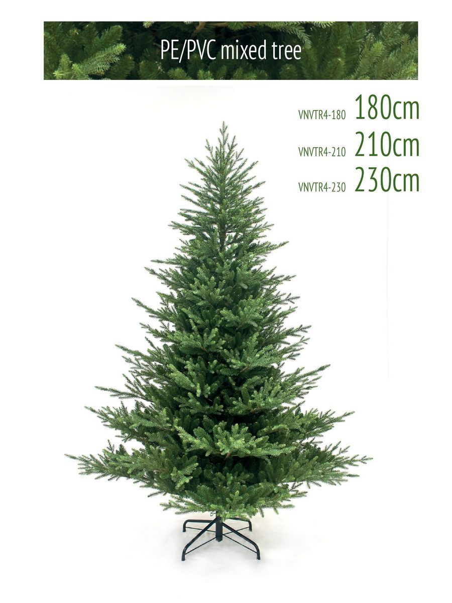 Ель искусственная литая Волшебство на ветках VNVTR4-210 210 см зеленая