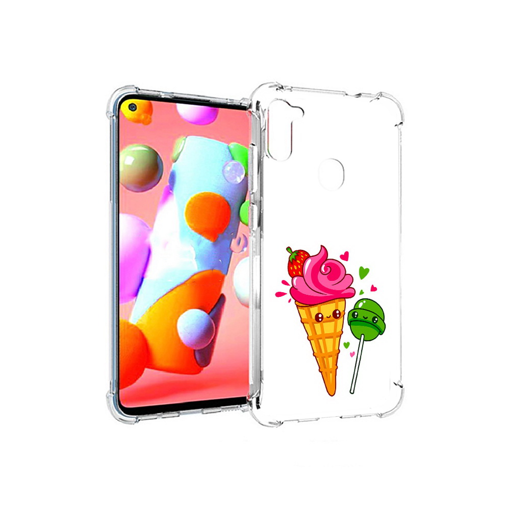 

Чехол MyPads Tocco для Samsung Galaxy A11 Вкусняшки (PT149913.480.45), Прозрачный, Tocco