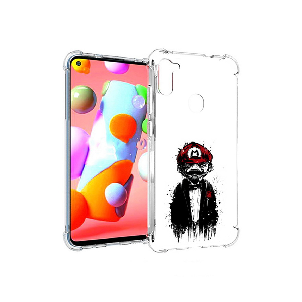 

Чехол MyPads Tocco для Samsung Galaxy A11 марио (PT149913.480.458), Прозрачный, Tocco