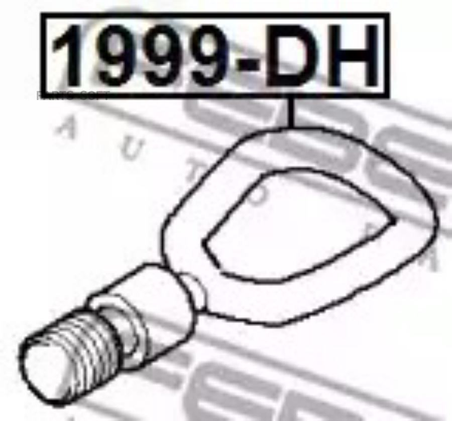 Крюк буксировочный FEBEST 1999-DH