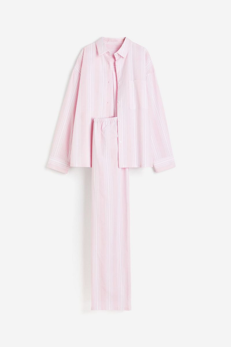 

Пижама женская H&M 1040956 розовая XL, Розовый, 1040956