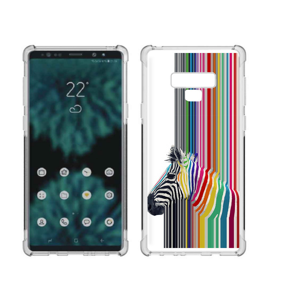 

Чехол MyPads Tocco для Samsung Galaxy Note 9 радужная зебра (PT115235.598.565), Прозрачный, Tocco