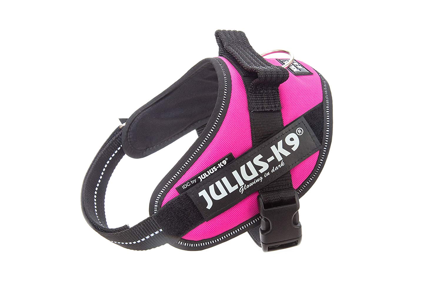 Шлейка для собак Julius-K9  IDC®-Powerharness Mini, полиэстер, розовый, 49-67см/ 7-15кг