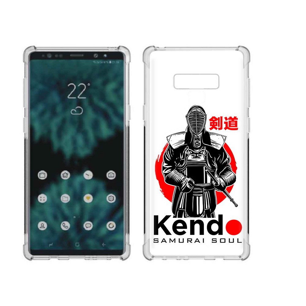 

Чехол MyPads Tocco для Samsung Galaxy Note 9 рисованый самурай (PT115235.598.581), Прозрачный, Tocco
