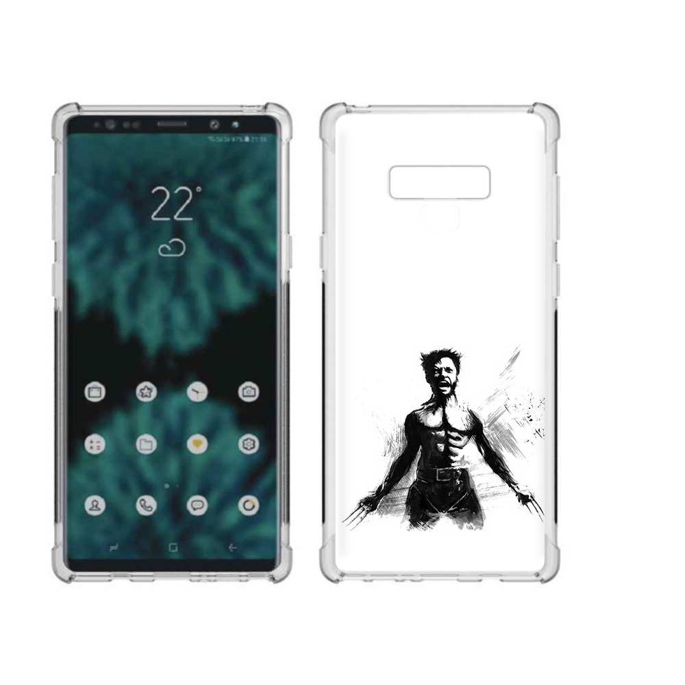 

Чехол MyPads Tocco для Samsung Galaxy Note 9 росомаха (PT115235.598.587), Прозрачный, Tocco