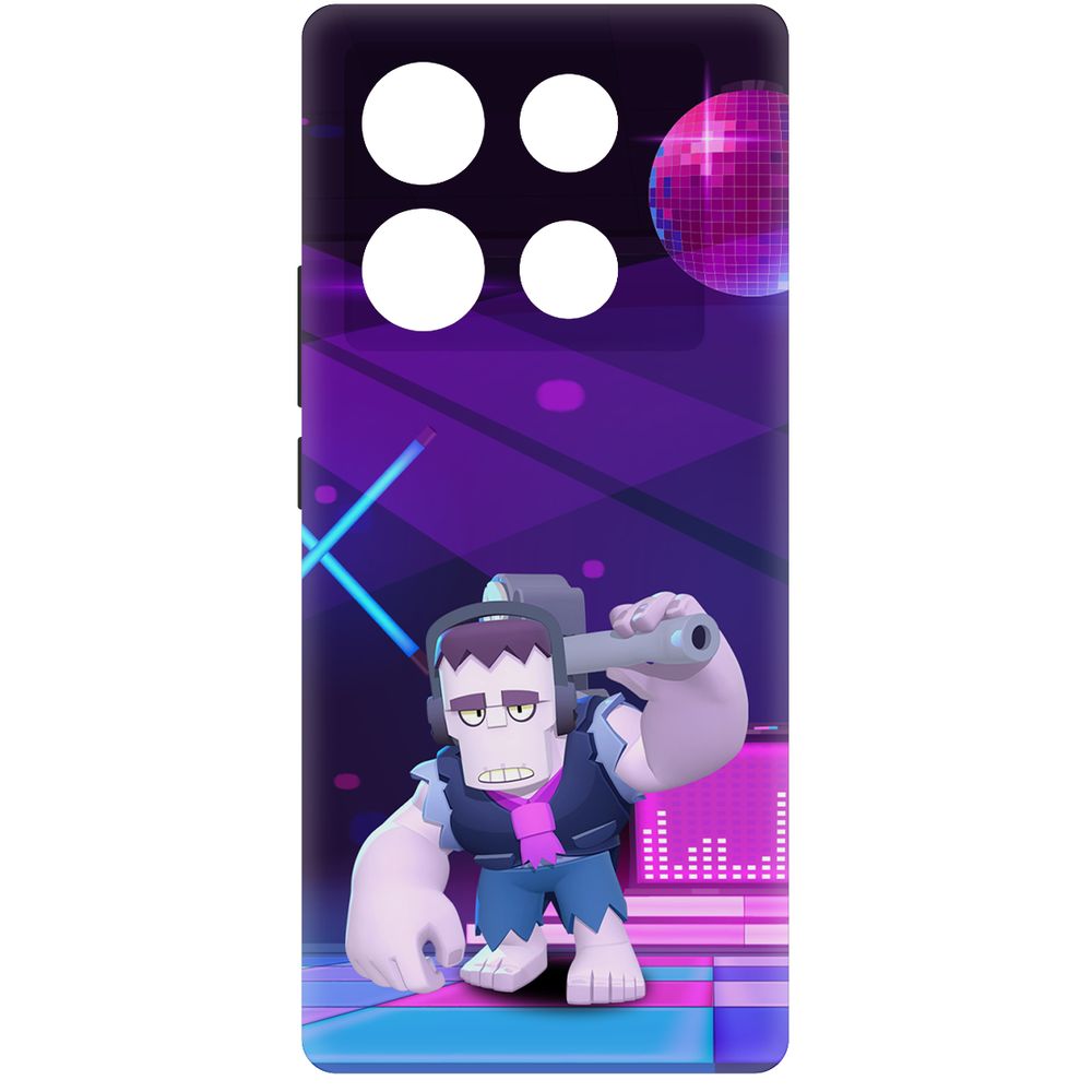 

Чехол-накладка Krutoff Soft Case Brawl Stars - Фрэнк для INFINIX Note 40 Pro черный