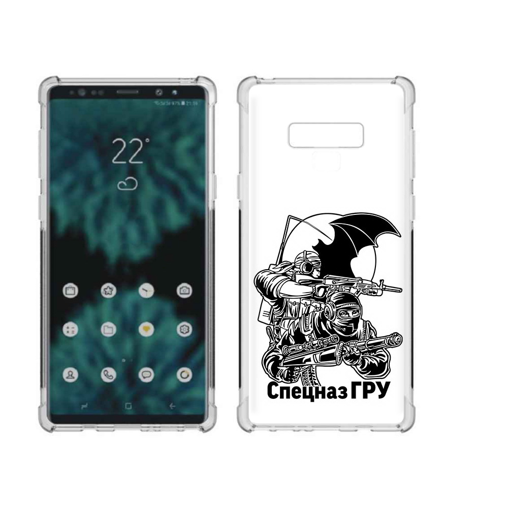 

Чехол MyPads Tocco для Samsung Galaxy Note 9 спецназ гру (PT115235.598.618), Прозрачный, Tocco