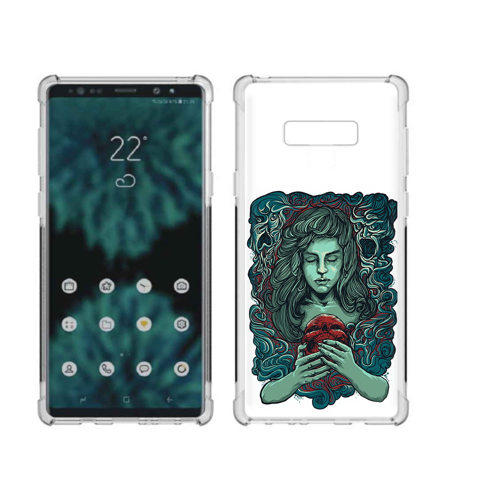

Чехол MyPads Tocco для Samsung Galaxy Note 9 спящая девушка (PT115235.598.619), Прозрачный, Tocco