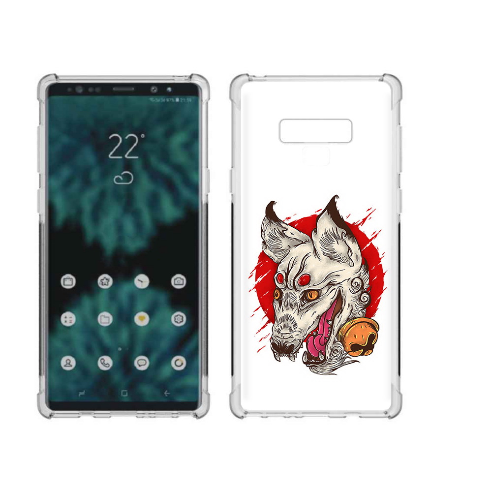 

Чехол MyPads Tocco для Samsung Galaxy Note 9 страшная собака (PT115235.598.627), Прозрачный, Tocco