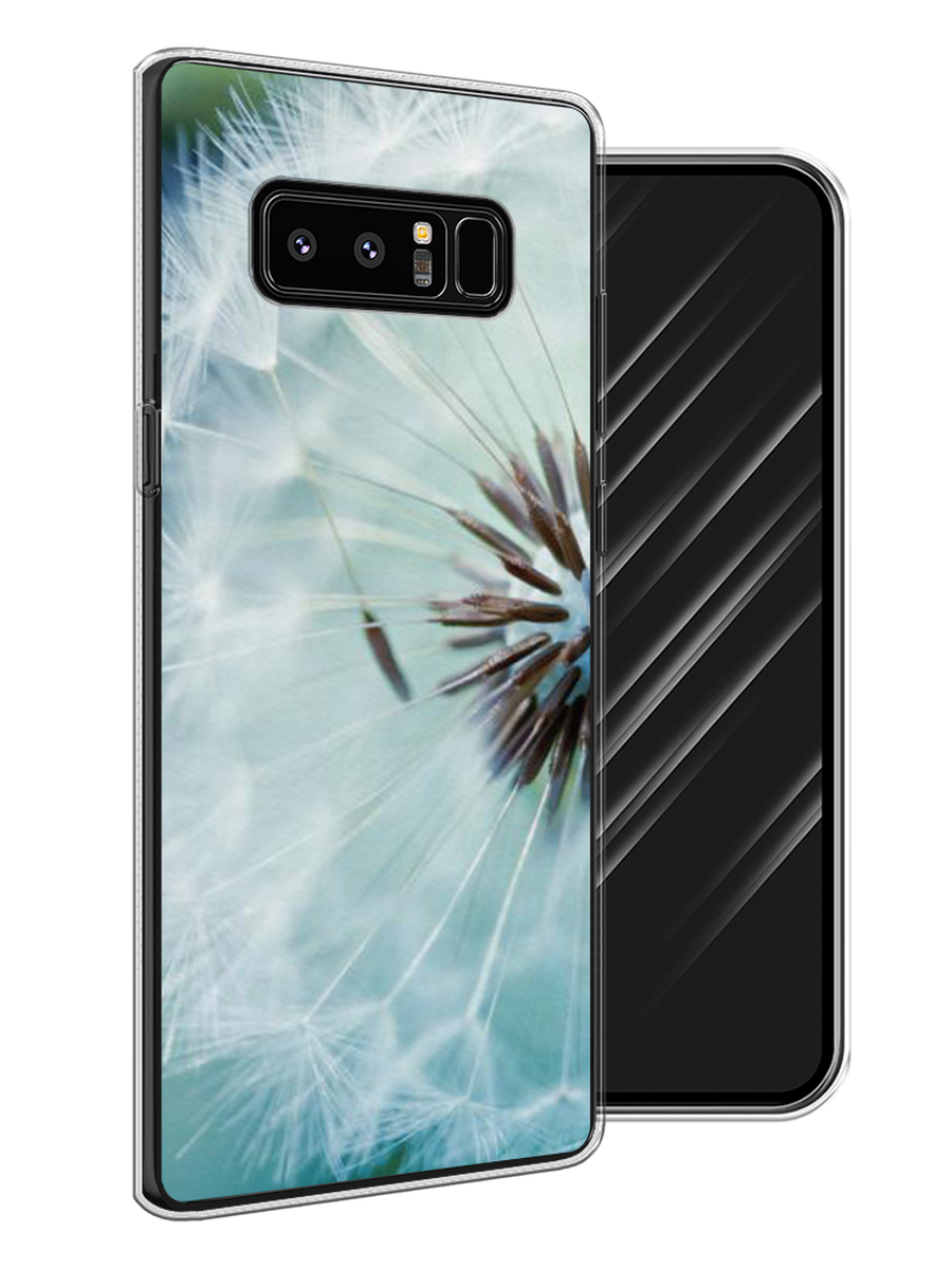 

Чехол Awog на Samsung Galaxy Note 8 "Пух одуванчика", Серебристый;серый, 25250-4