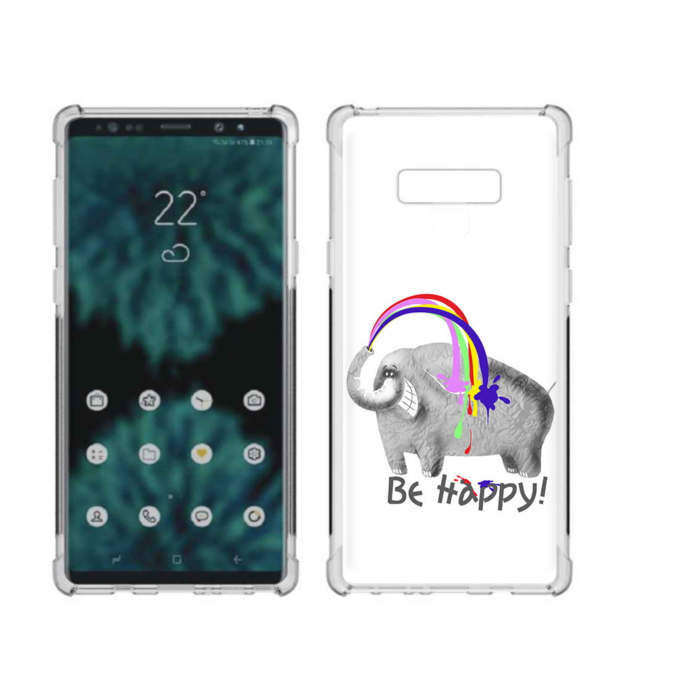 

Чехол MyPads Tocco для Samsung Galaxy Note 9 счастливый слон (PT115235.598.632), Прозрачный, Tocco