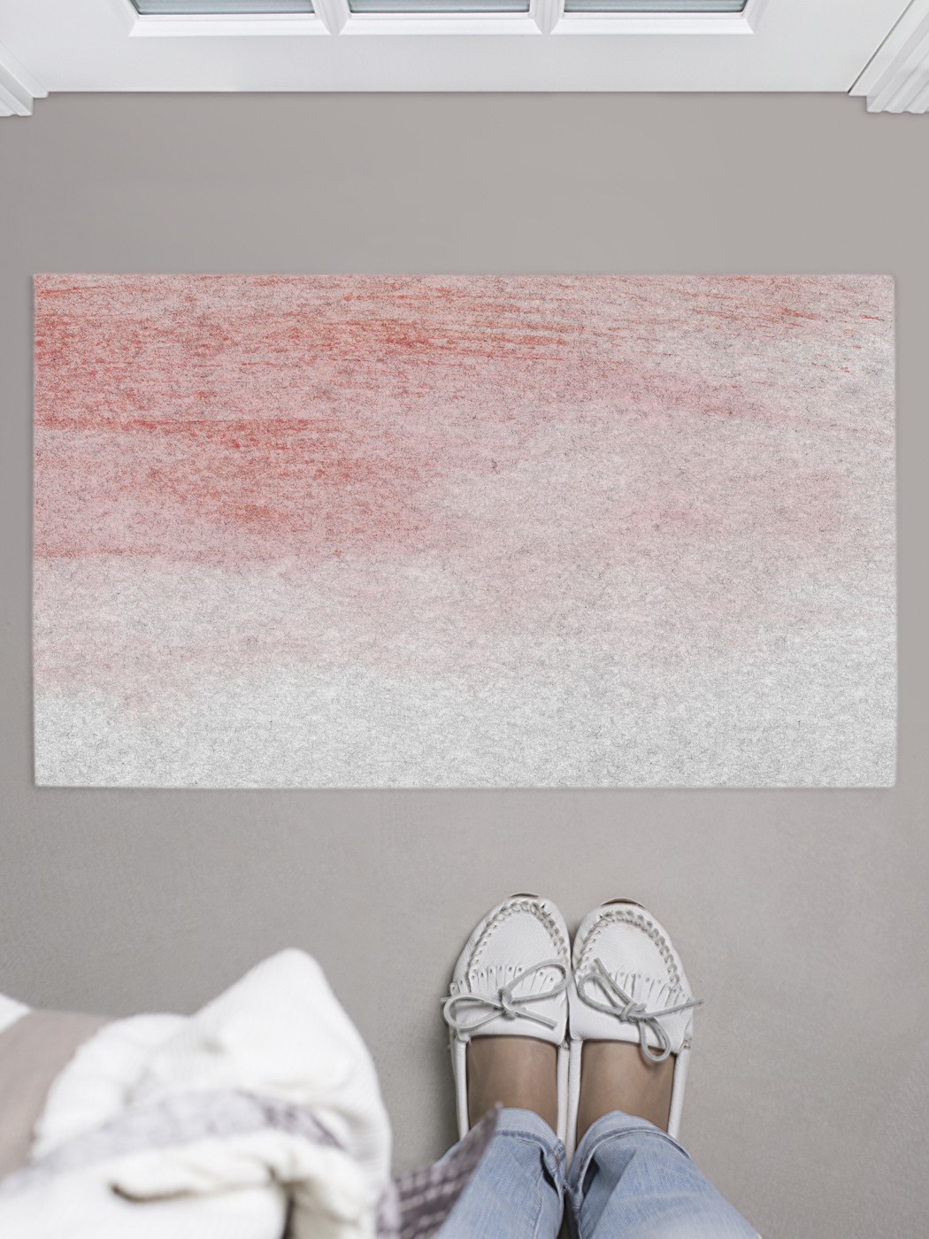 

Придверный коврик в прихожую для обуви, на резиновой основе, 75x45 см door_43681 JoyArty