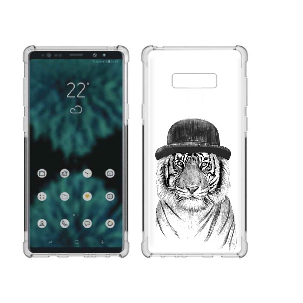 

Чехол MyPads Tocco для Samsung Galaxy Note 9 тигр британец (PT115235.598.641), Прозрачный, Tocco