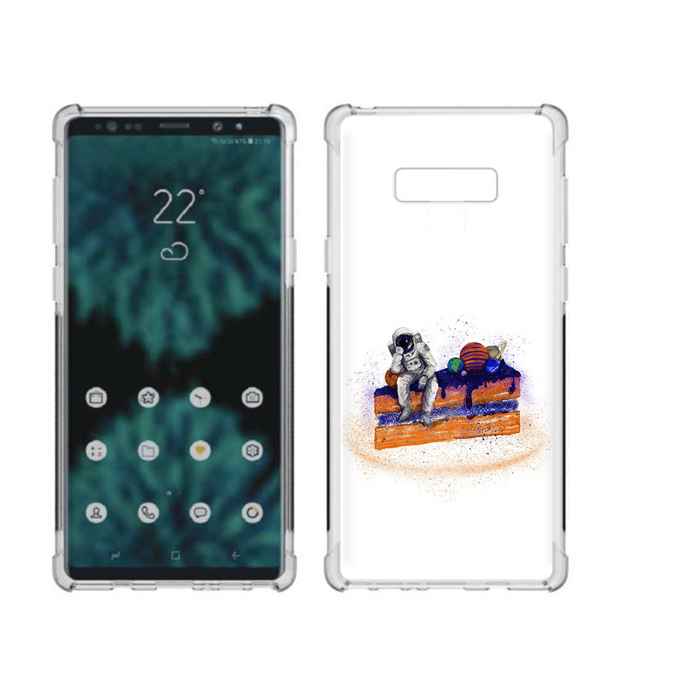 

Чехол MyPads Tocco для Samsung Galaxy Note 9 торт с планетами (PT115235.598.648), Прозрачный, Tocco