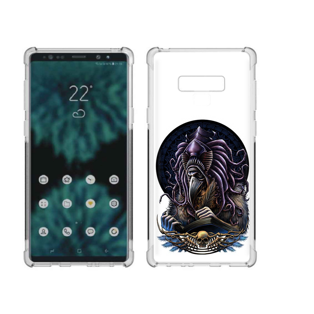 

Чехол MyPads Tocco для Samsung Galaxy Note 9 умный ворон (PT115235.598.650), Прозрачный, Tocco