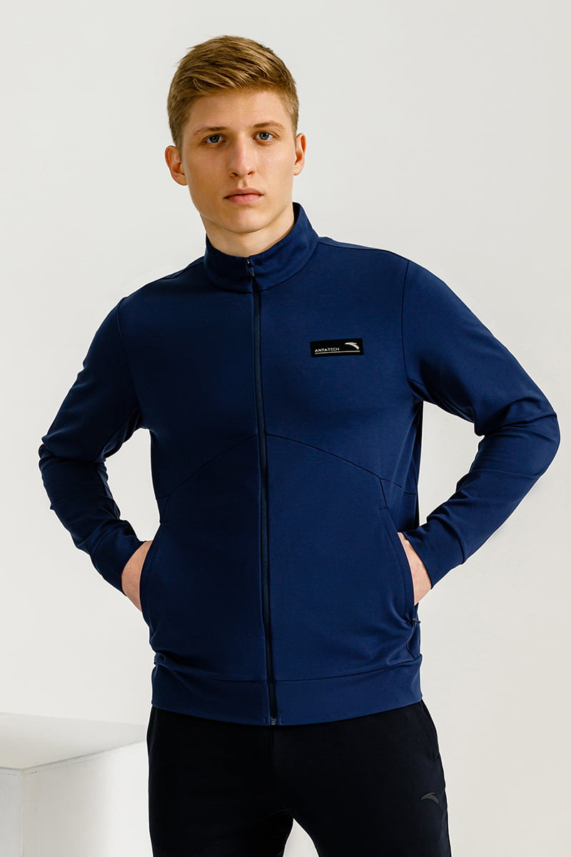 Олимпийка мужская Anta Training A-CHILL TOUCH /ECOCOZY 852327704 синяя 3XL