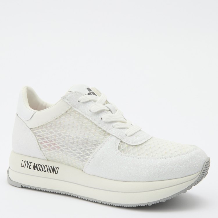 

Кроссовки женские Love Moschino JA15474G белые 39 EU, Белый, JA15474G