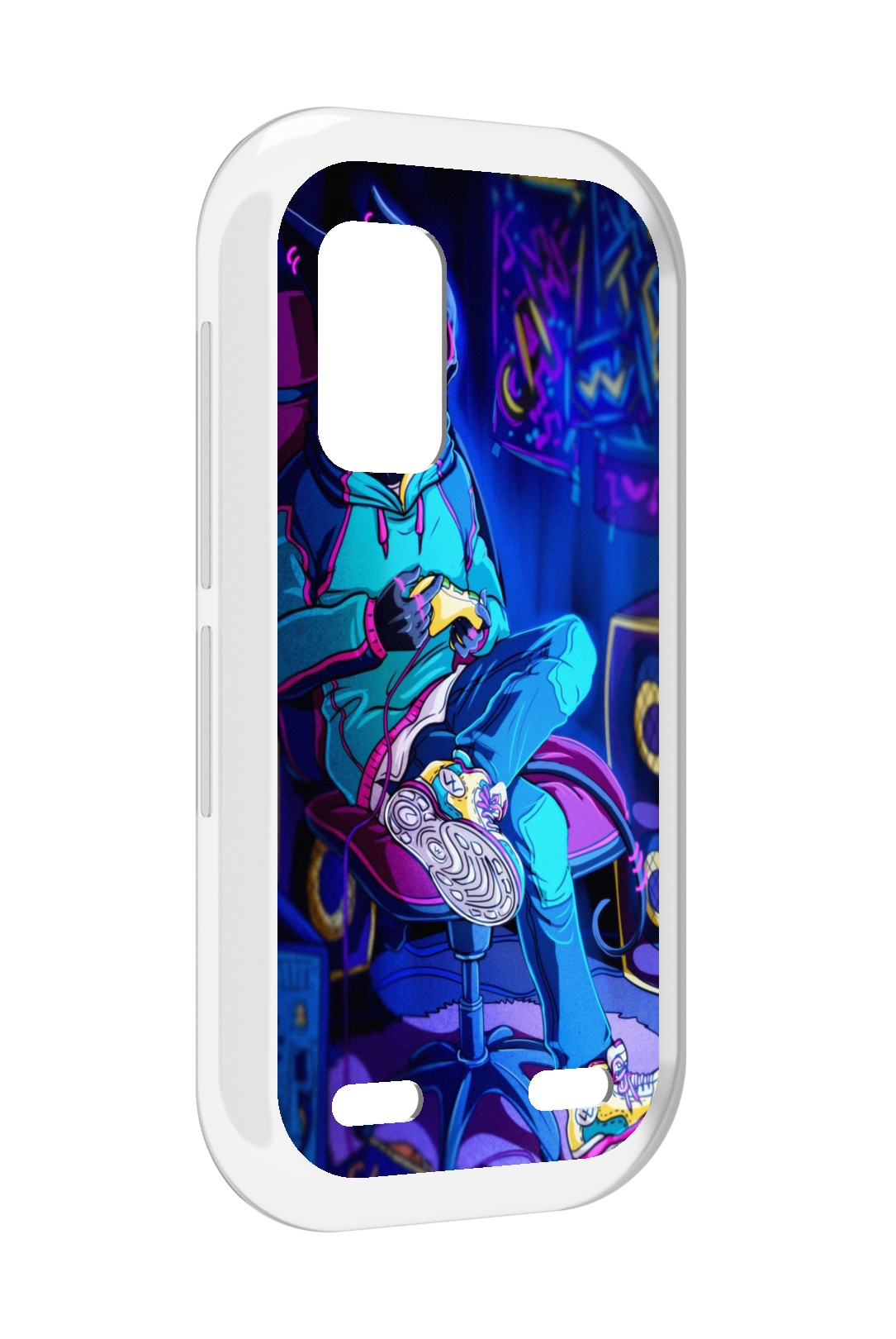 

Чехол MyPads киберпанк игрок для UleFone Armor X10 / X10 Pro, Прозрачный, Tocco