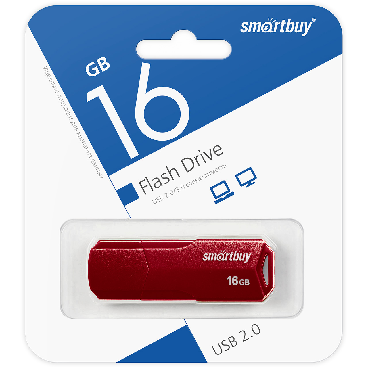 

Карта памяти SmartBuy USB 16Гб SB16GBCLU-BG (SB16GBCLU-BG), SB16GBCLU-BG