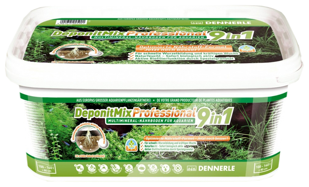 

Субстрат питательный Dennerle DEPONITMIX PROFESSIONAL 9IN1, 4,8 кг