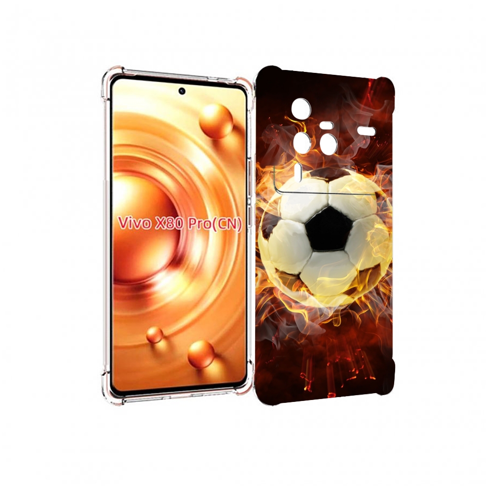 

Чехол MyPads Огненный-мяч для Vivo X80 PRO, Прозрачный, Tocco