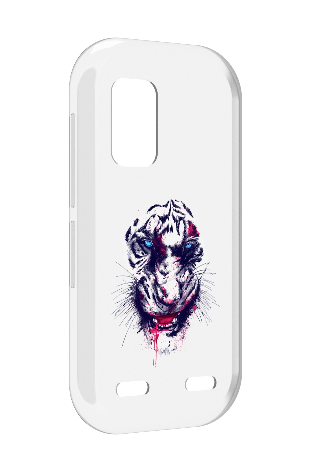 

Чехол MyPads безумный тигр для UleFone Armor X10 / X10 Pro, Прозрачный, Tocco