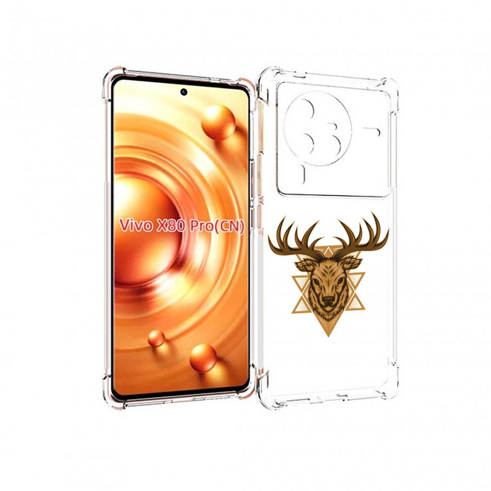 

Чехол MyPads Олень для Vivo X80 Pro, Прозрачный, Tocco