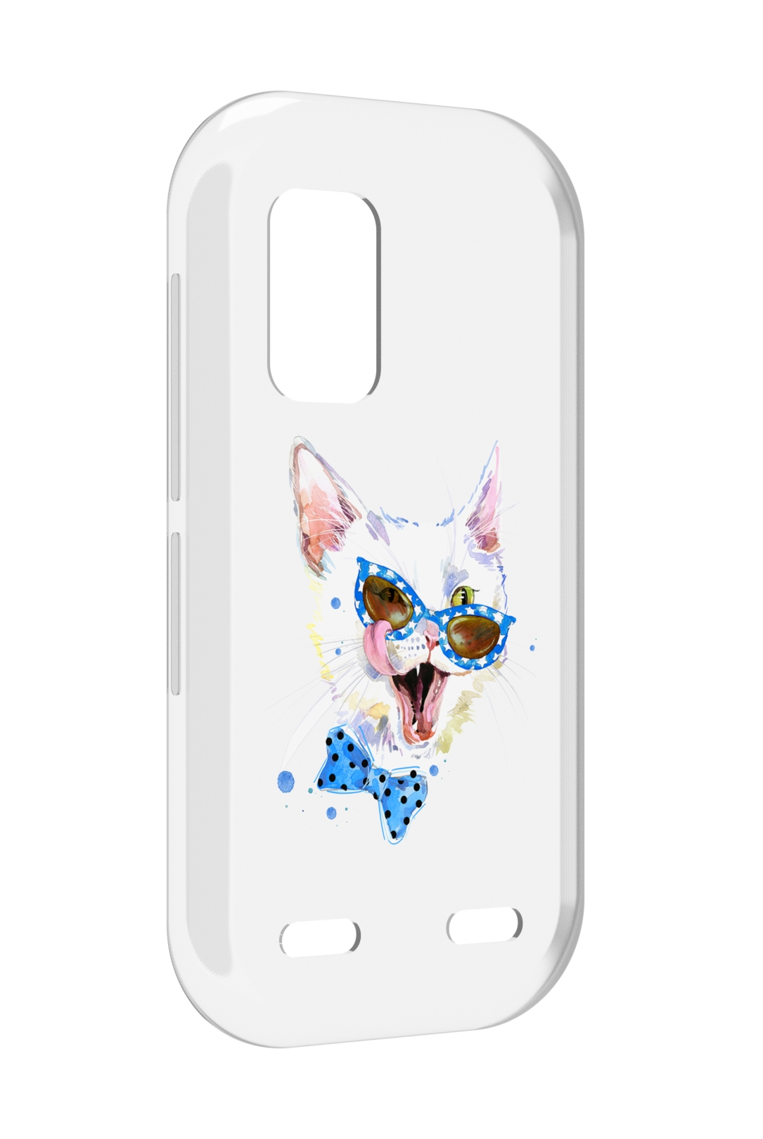 

Чехол MyPads белый кот для UleFone Armor X10 / X10 Pro, Прозрачный, Tocco