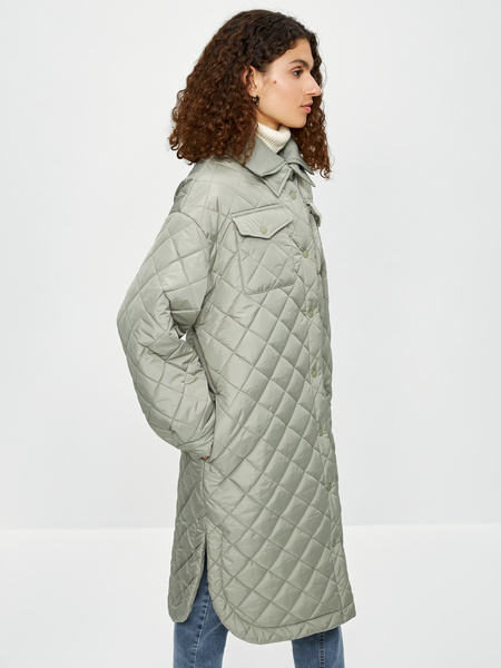 

Пальто женское ZARINA 3122435135 зеленое S, 3122435135