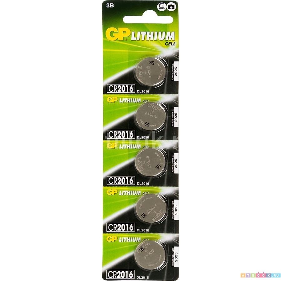 

GP CR2016-8C5 Батарейка CR2016-8CR5, CR2016-8C5