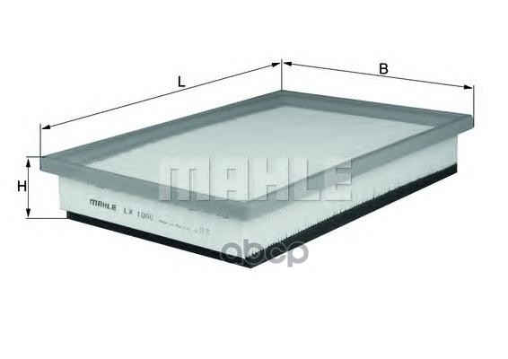 

Воздушный фильтр Mahle/Knecht LX1000