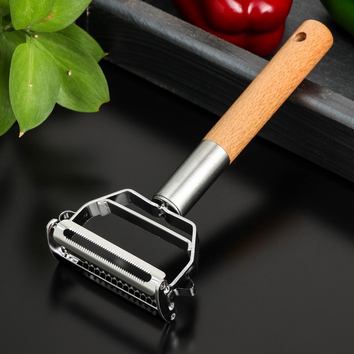 

Овощечистка горизонтальная Доляна «Валдай», нержавеющая сталь, Кухонные инструменты "Валдай"