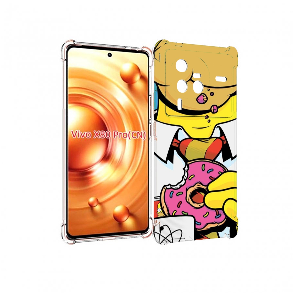 

Чехол MyPads Пончик для Vivo X80 Pro, Прозрачный, Tocco