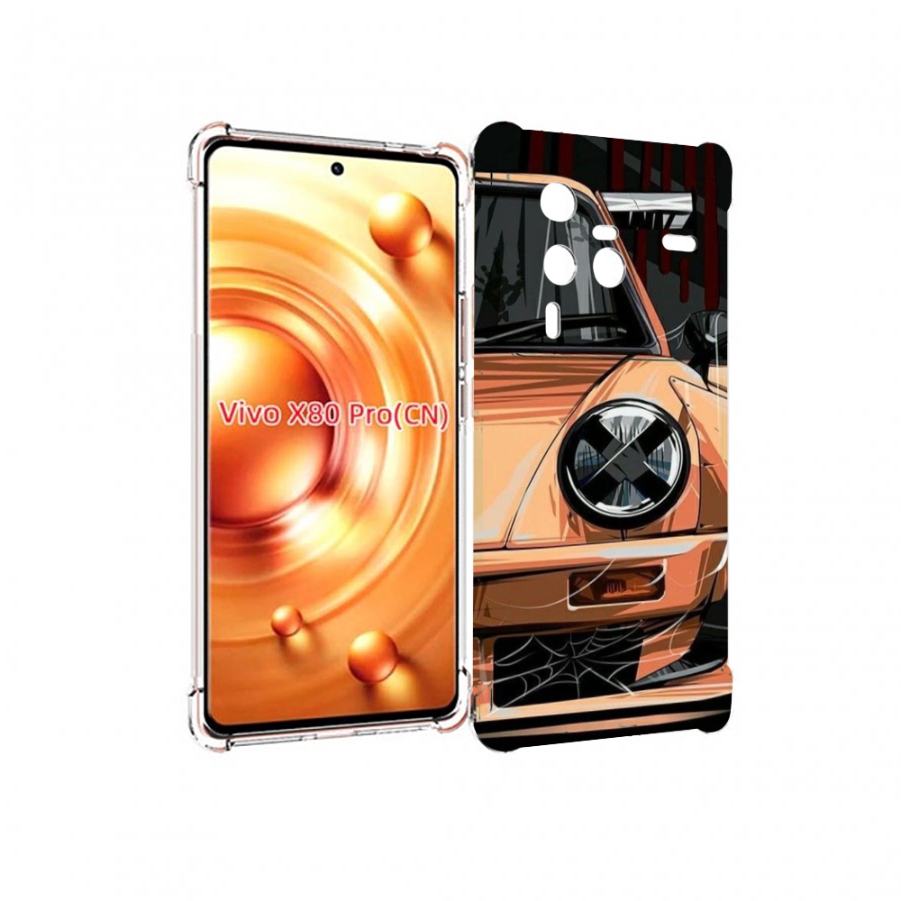 

Чехол MyPads Порш мужской для Vivo X80 Pro, Прозрачный, Tocco