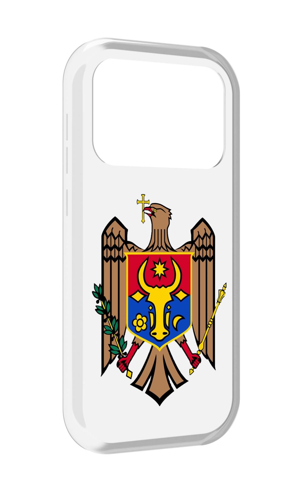 

Чехол MyPads герб-молдовы для Oukitel F150 Air1 Pro / F150 Air1, Прозрачный, Tocco