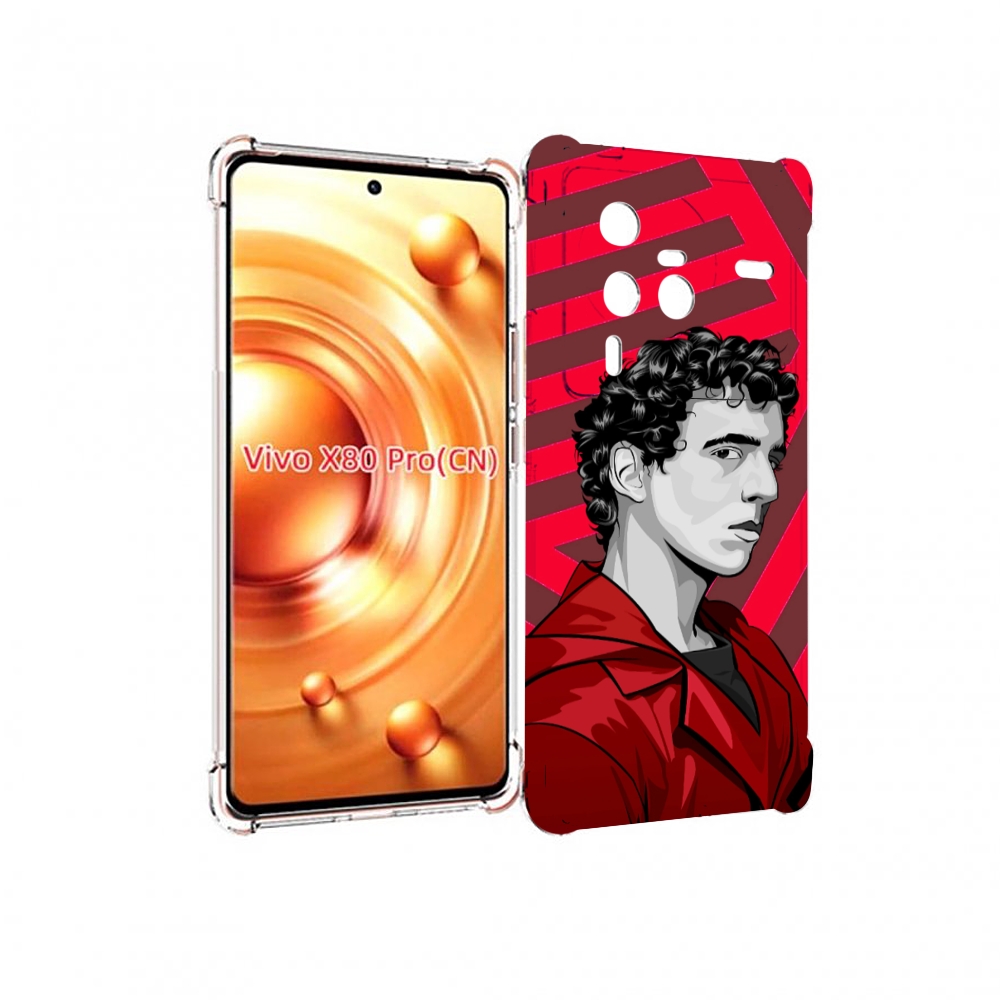 

Чехол MyPads Рио-бумажный-дом для Vivo X80 Pro, Прозрачный, Tocco