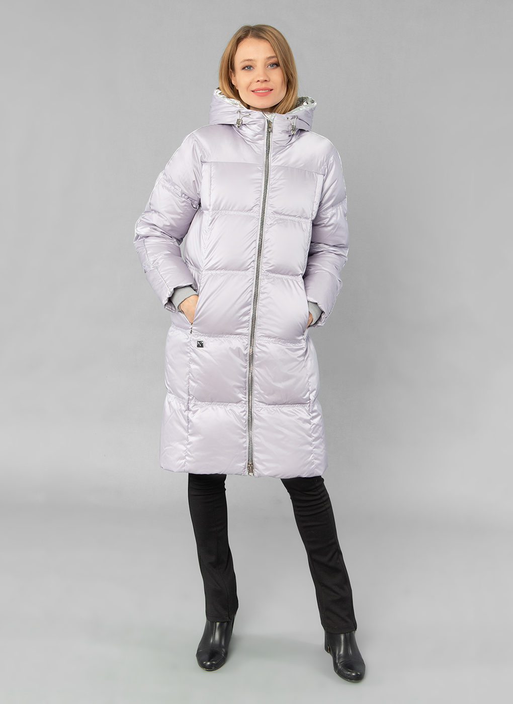 

Пуховик женский Каляев 57264 серый 54 RU, 57264