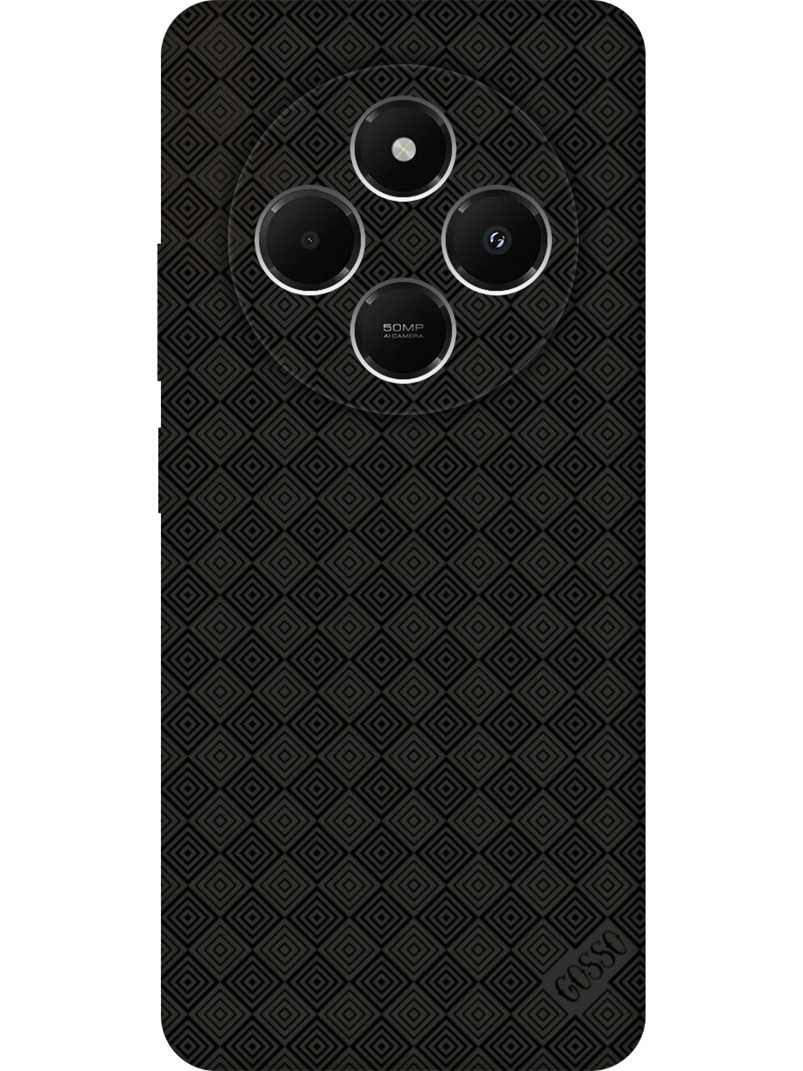 

Силиконовый чехол на Xiaomi Redmi 14C, Poco C75 с принтом матовый черный 843132, Черный;прозрачный, 786715731