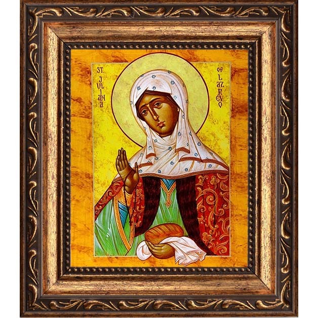 

Иулиания Лазаревская, Муромская праведная. Икона на холсте.
