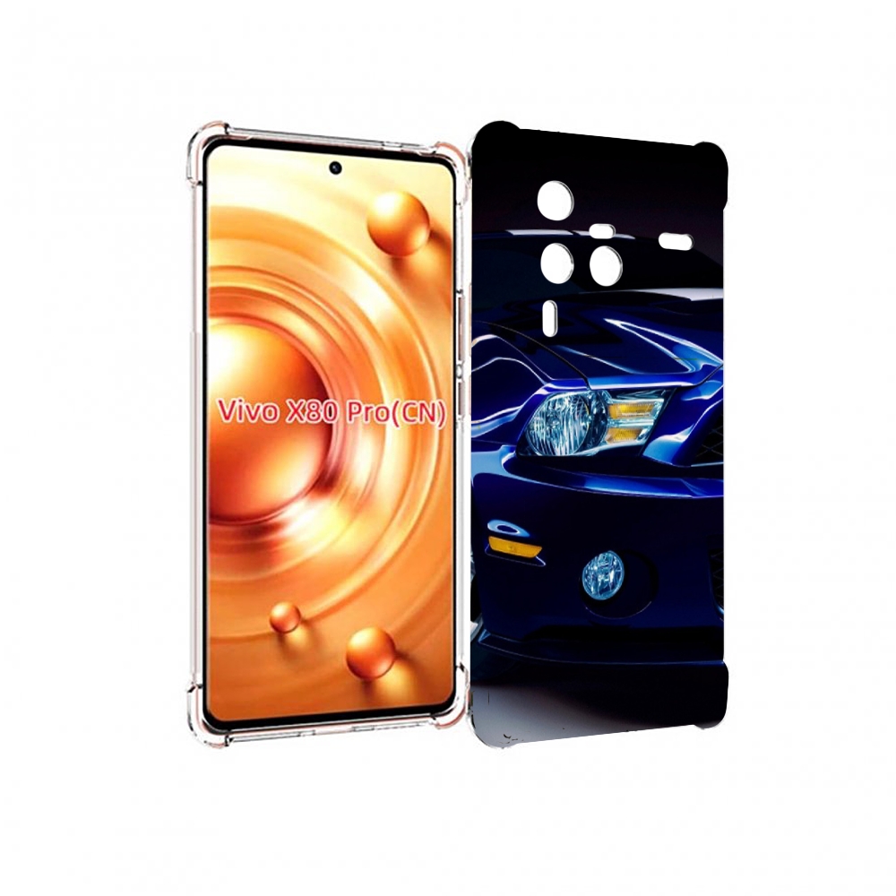 

Чехол MyPads Синяя-машина для Vivo X80 Pro, Прозрачный, Tocco