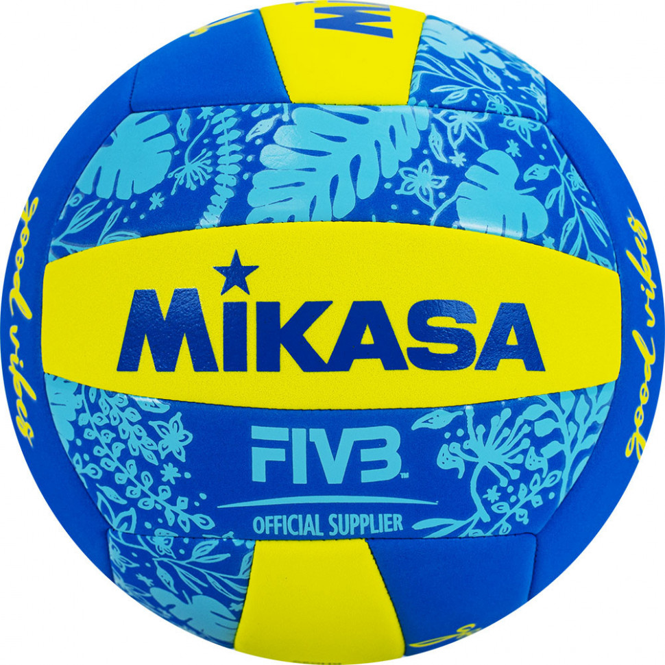 фото Мяч для пляжного волейбола mikasa bv354tv-gv-yb