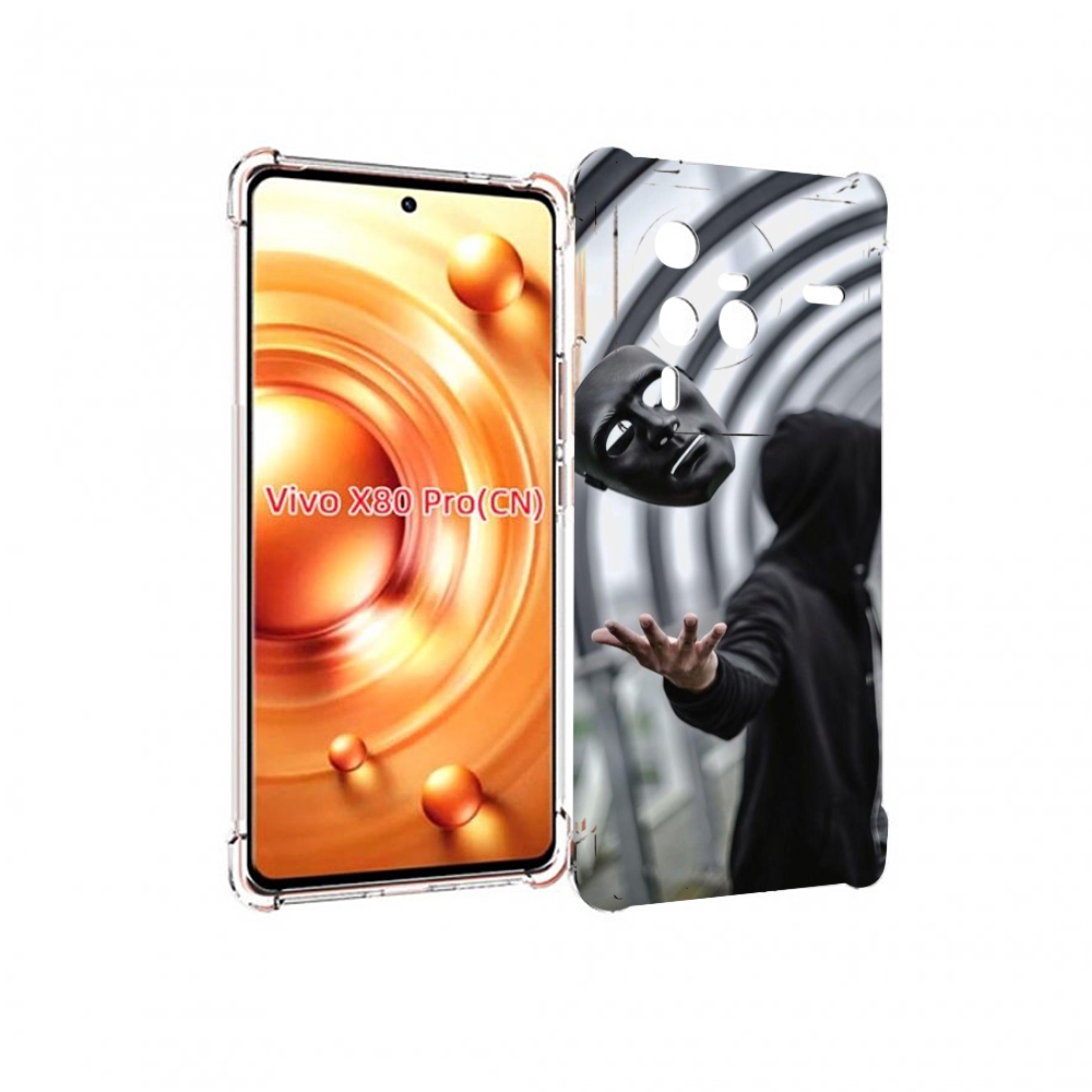 

Чехол MyPads Сними-маску для Vivo X80 Pro, Прозрачный, Tocco