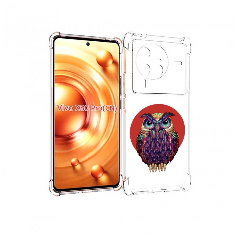 

Чехол MyPads Сова 3 для Vivo X80 Pro, Прозрачный, Tocco