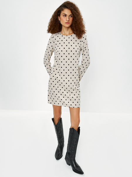 

Платье женское ZARINA 3123005505 бежевое XS, 3123005505