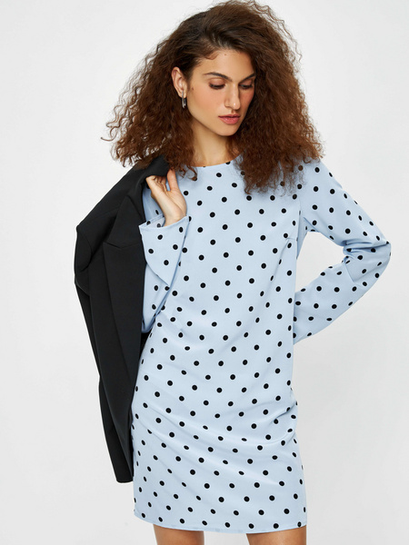

Платье женское ZARINA 3123005505 голубое XS, Голубой, 3123005505